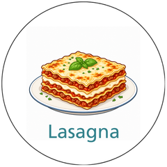 Pictogram uitvoering Lasagna