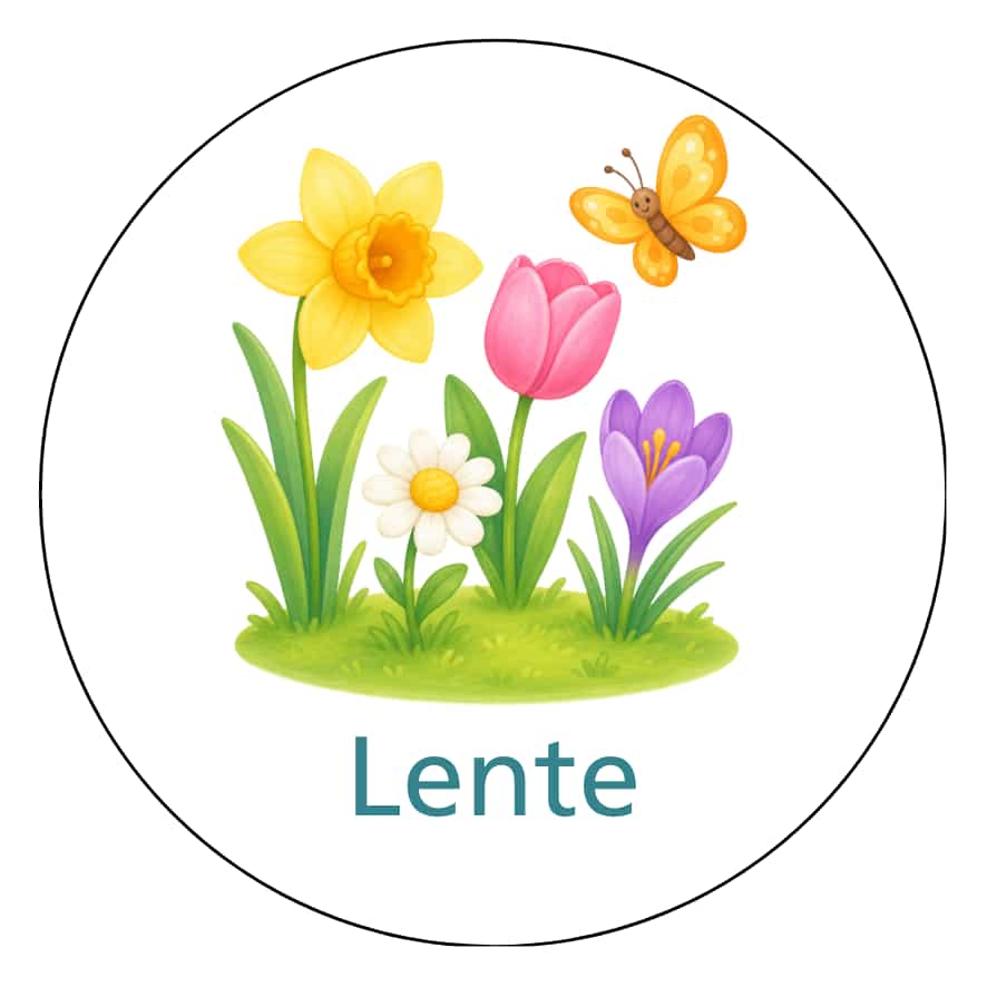 Magnetisch pictogram Seizoenen voor de magnetische planner