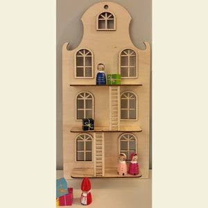 Wandpoppenhuis – Klassiek Grachtenpand (Sinterklaas)