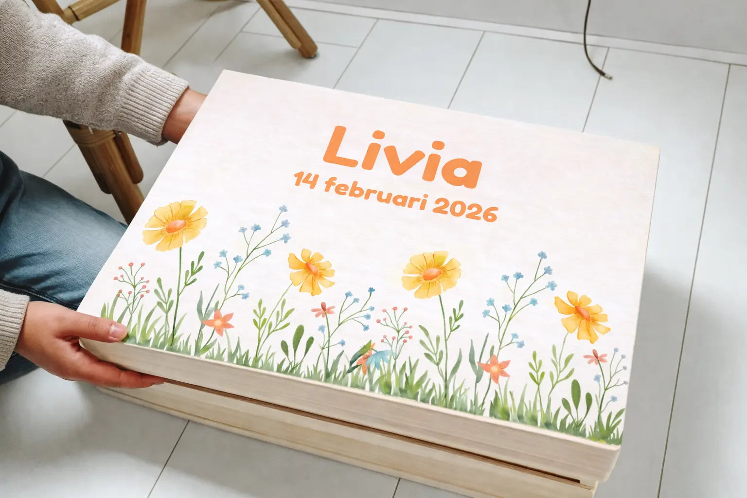 Bewaarbox middel Livia
