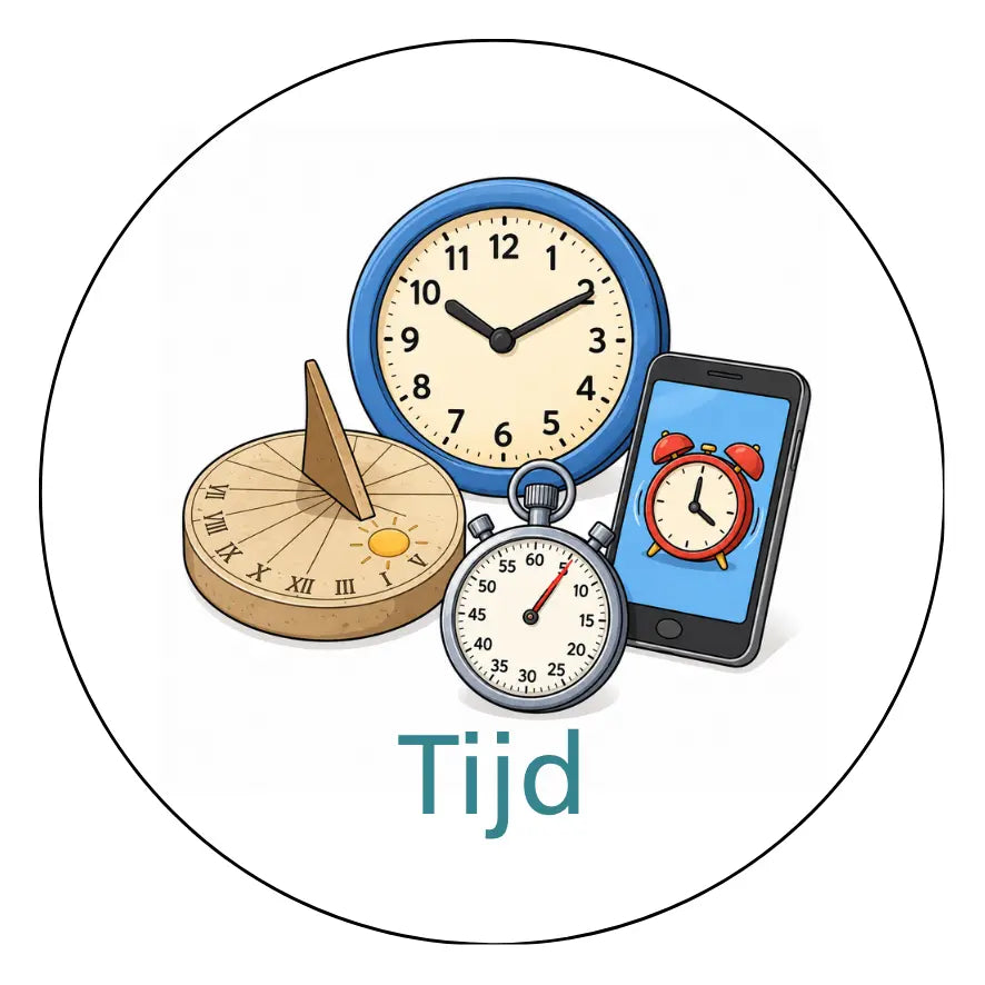 Magnetisch pictogram Tijd