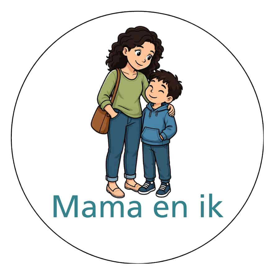 Magnetisch pictogram Mama en ik