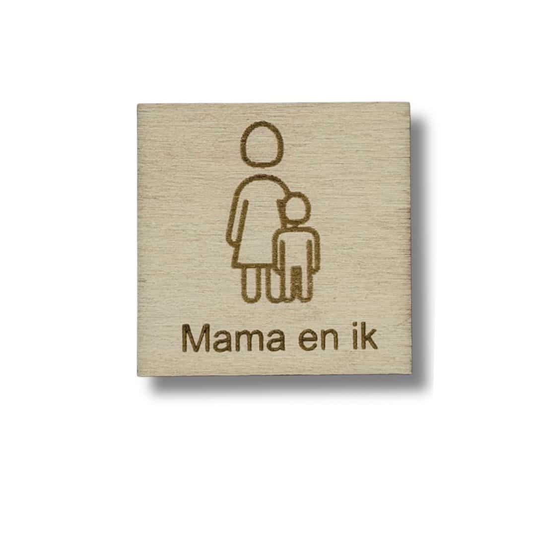 Pictogram Mama en ik