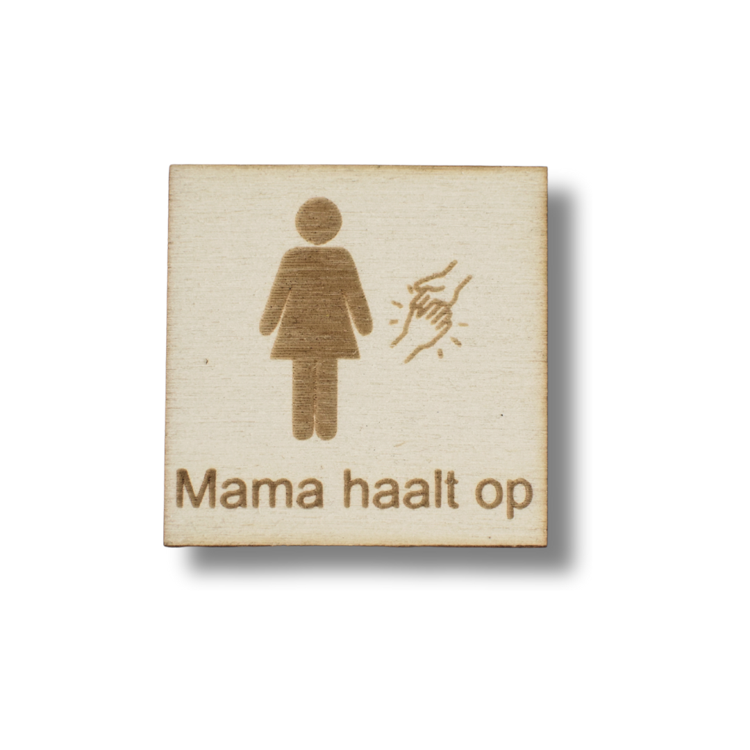 Pictogram Mama haalt op