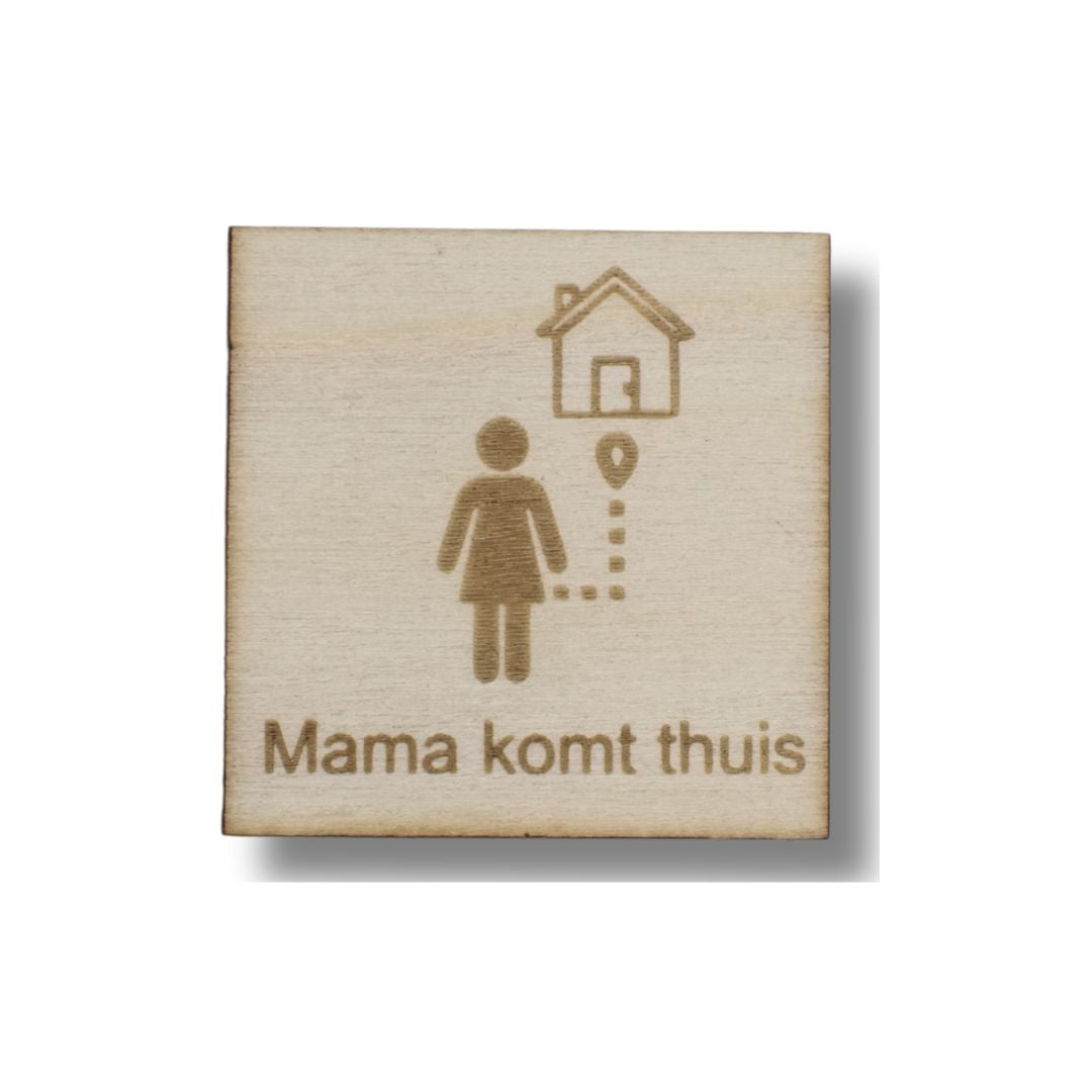 Pictogram Mama komt thuis