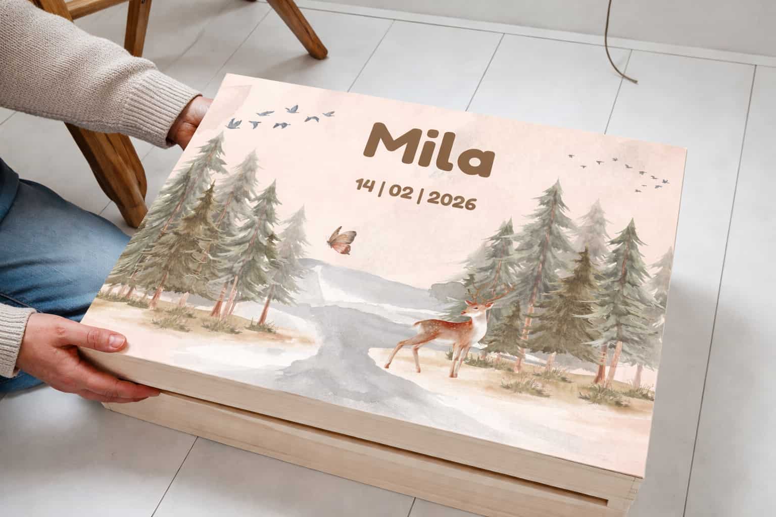 Bewaarbox middel Mila