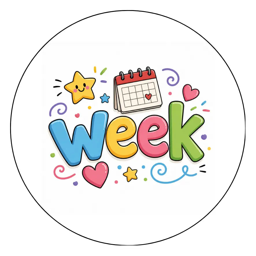 Magnetisch pictogram Week