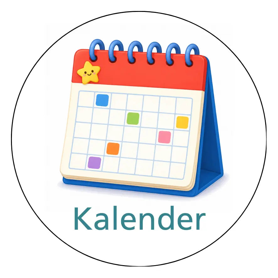 Magnetisch pictogram Kalender