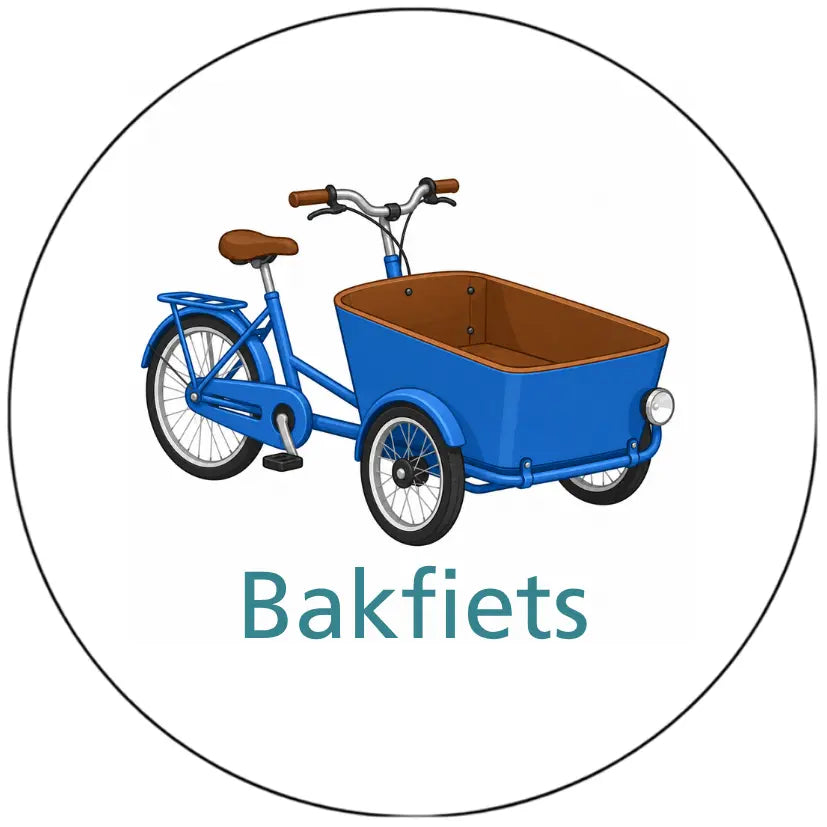Magnetisch pictogram Bakfiets
