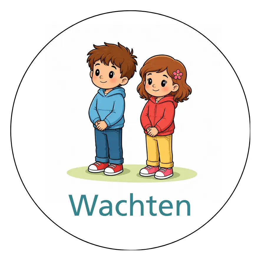 Magnetisch pictogram Wachten