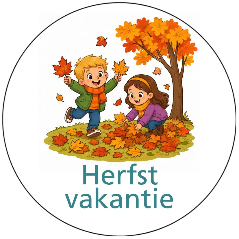 Magnetisch pictogram Herfstvakantie