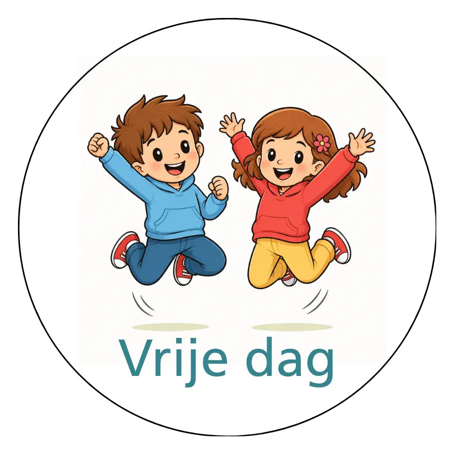 Magnetisch pictogram Vrije dag