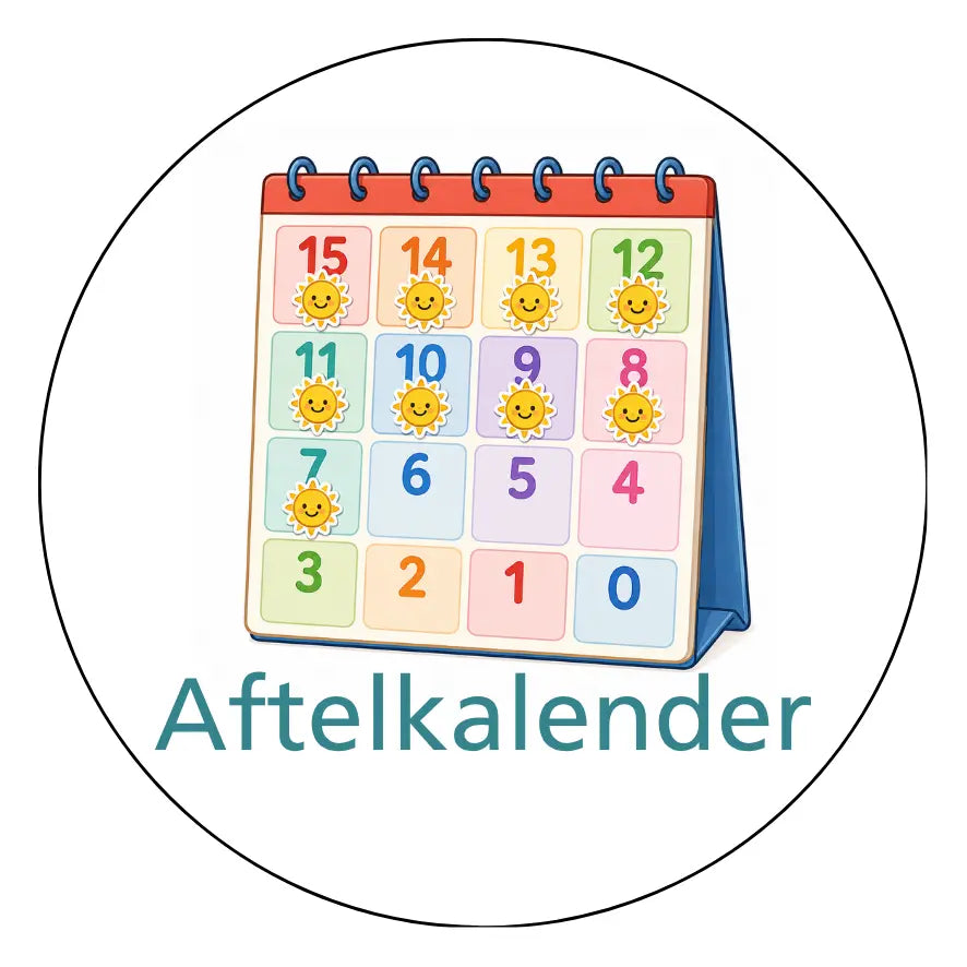 Magnetisch pictogram Aftelkalender