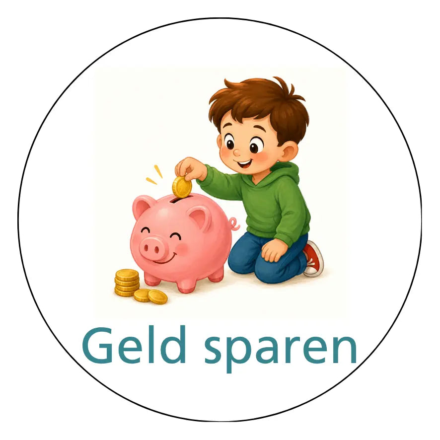 Magnetisch pictogram Geld sparen
