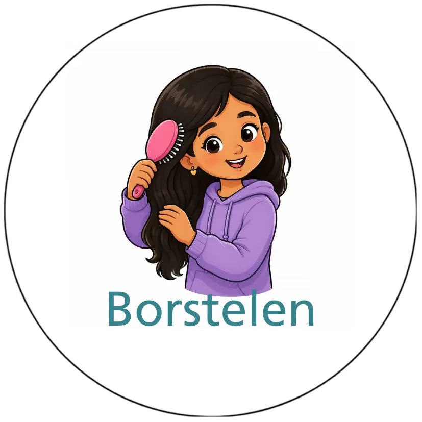 Magnetisch pictogram Borstelen