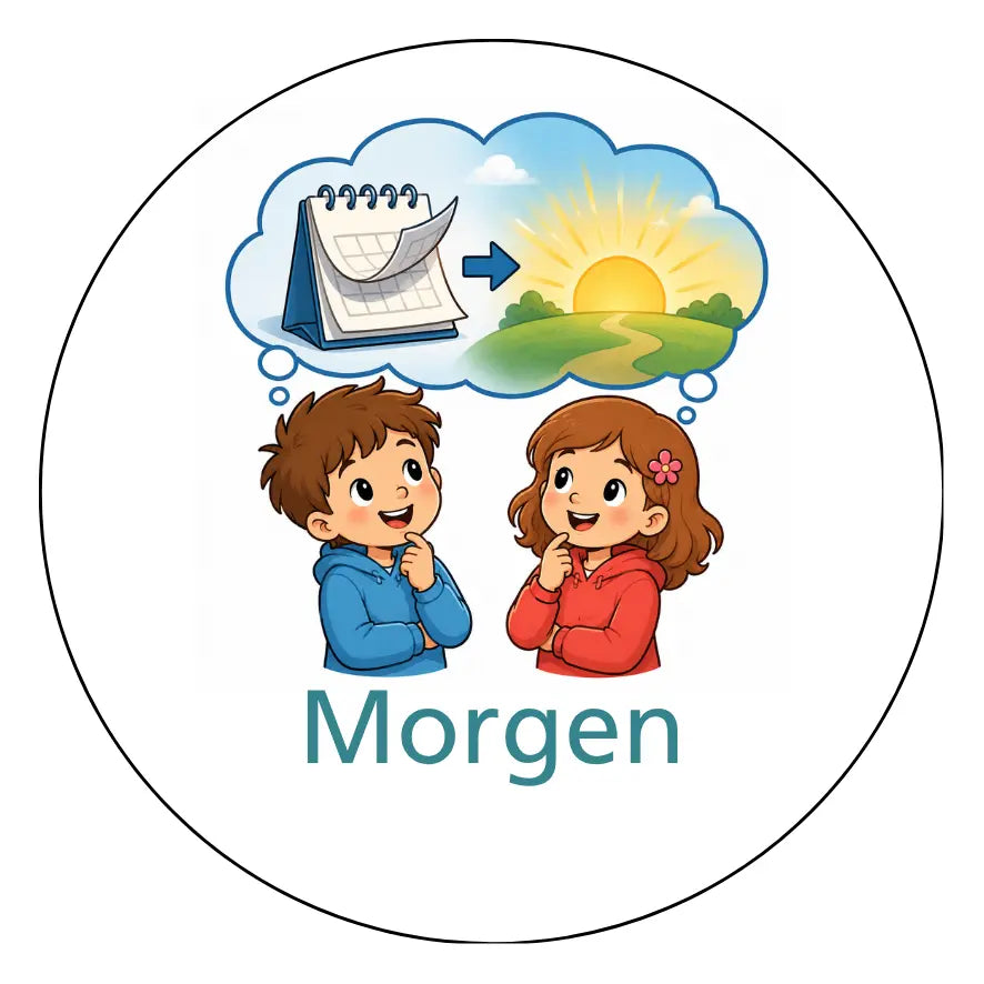 Magnetisch pictogram Morgen