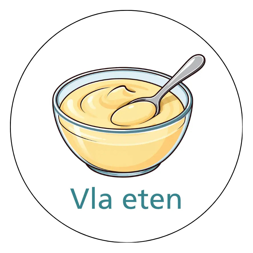 Magnetisch pictogram Vla eten