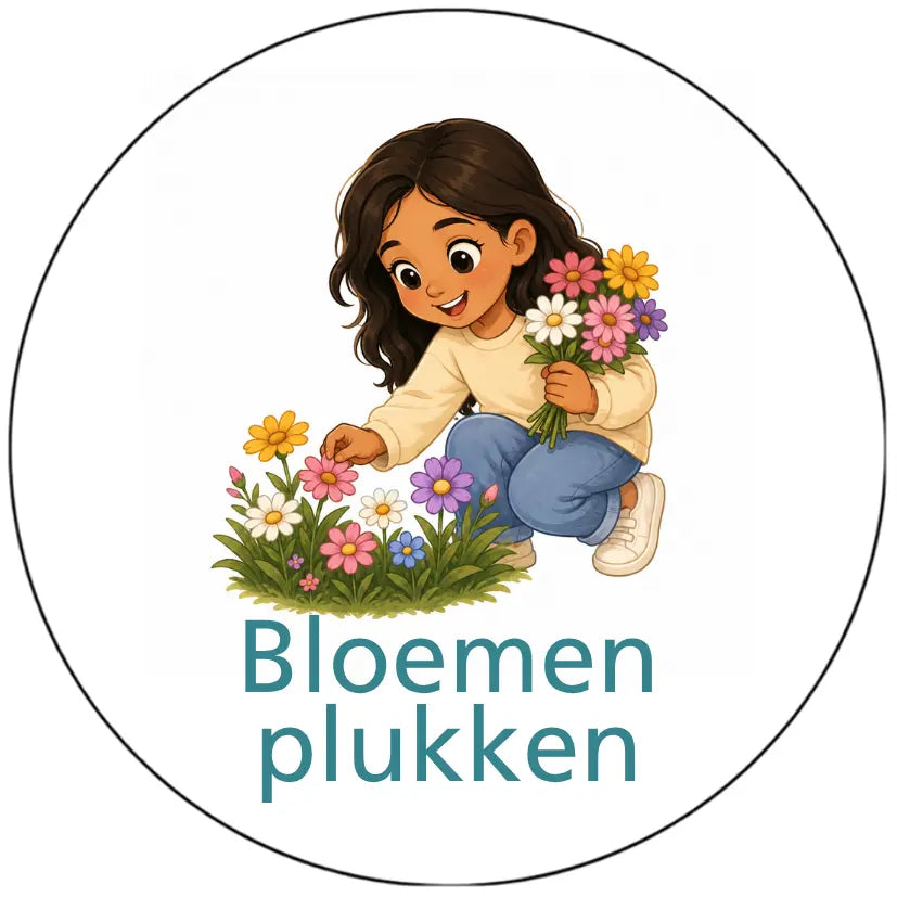 Magnetisch pictogram Bloemen plukken