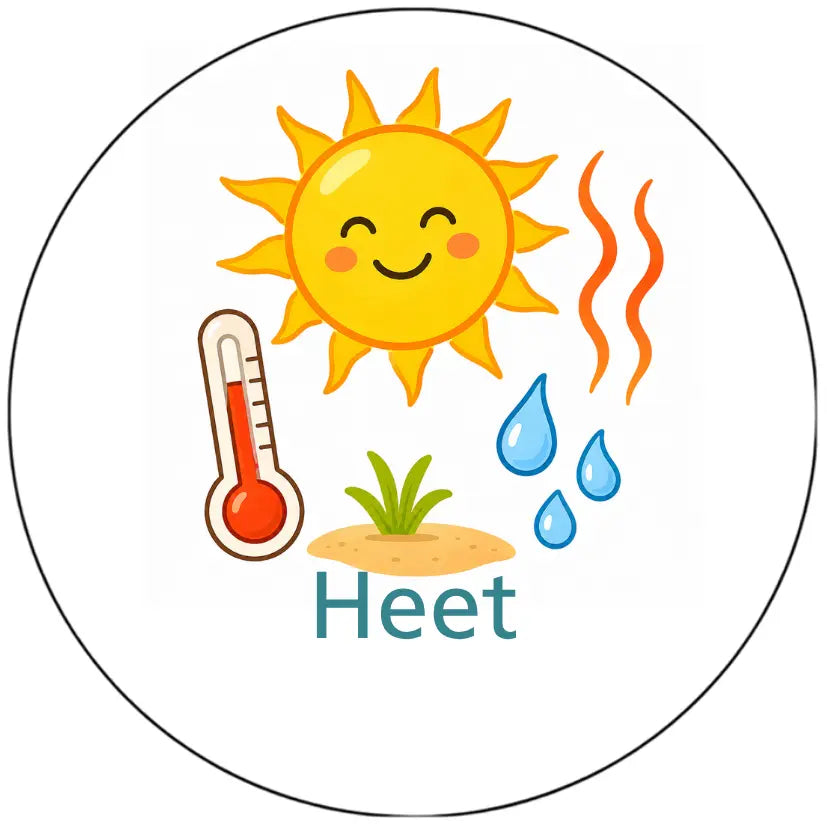 Magnetisch pictogram Heet