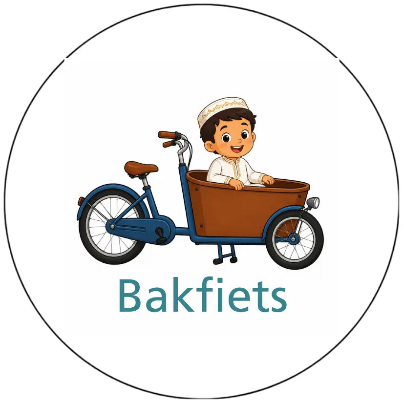 Magnetisch pictogram Bakfiets