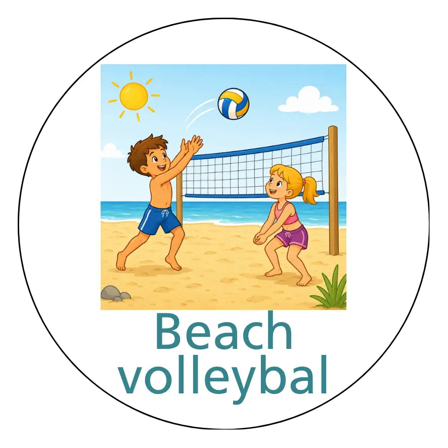 Magnetisch pictogram Beachvolleybal