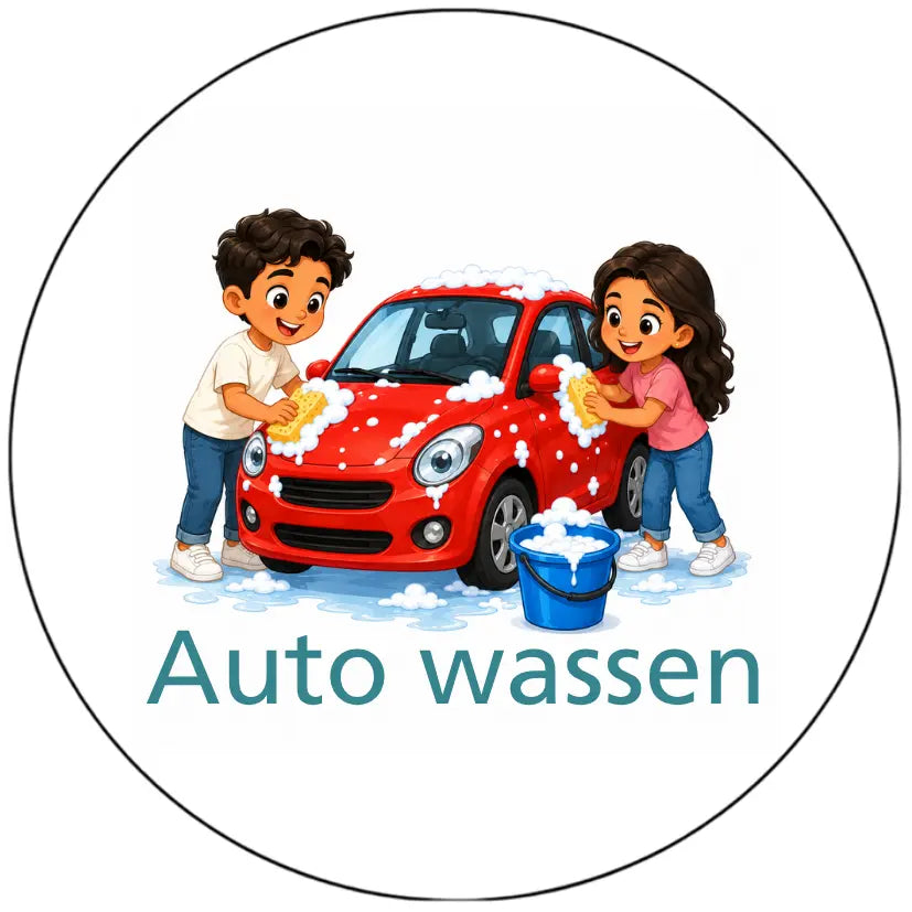 Magnetisch pictogram Auto wassen