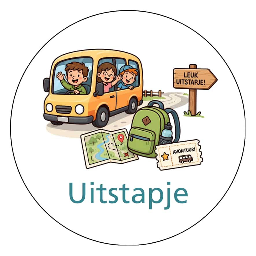 Magnetisch pictogram Uitstapje