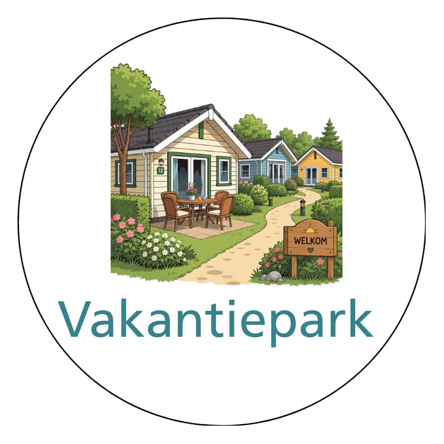 Magnetisch pictogram Vakantiepark