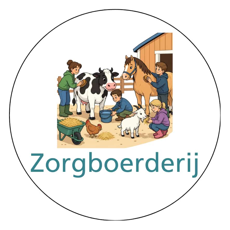 Magnetisch pictogram Zorgboerderij