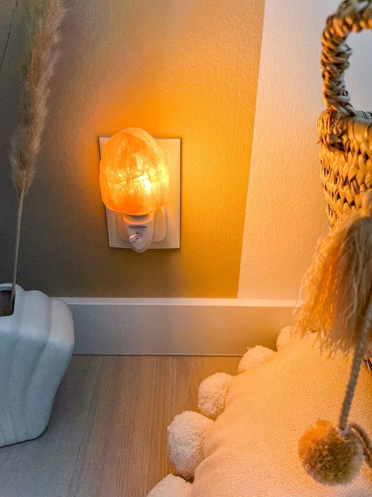 Nachtlampje Himalaya zout - Oranje - yourlittlefamily-nl - 