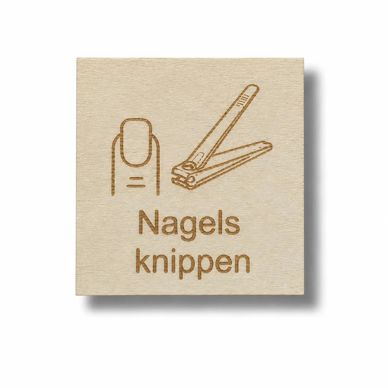 Pictogram Nagels knippen – Verzorging pictogram voor weekplanner kind