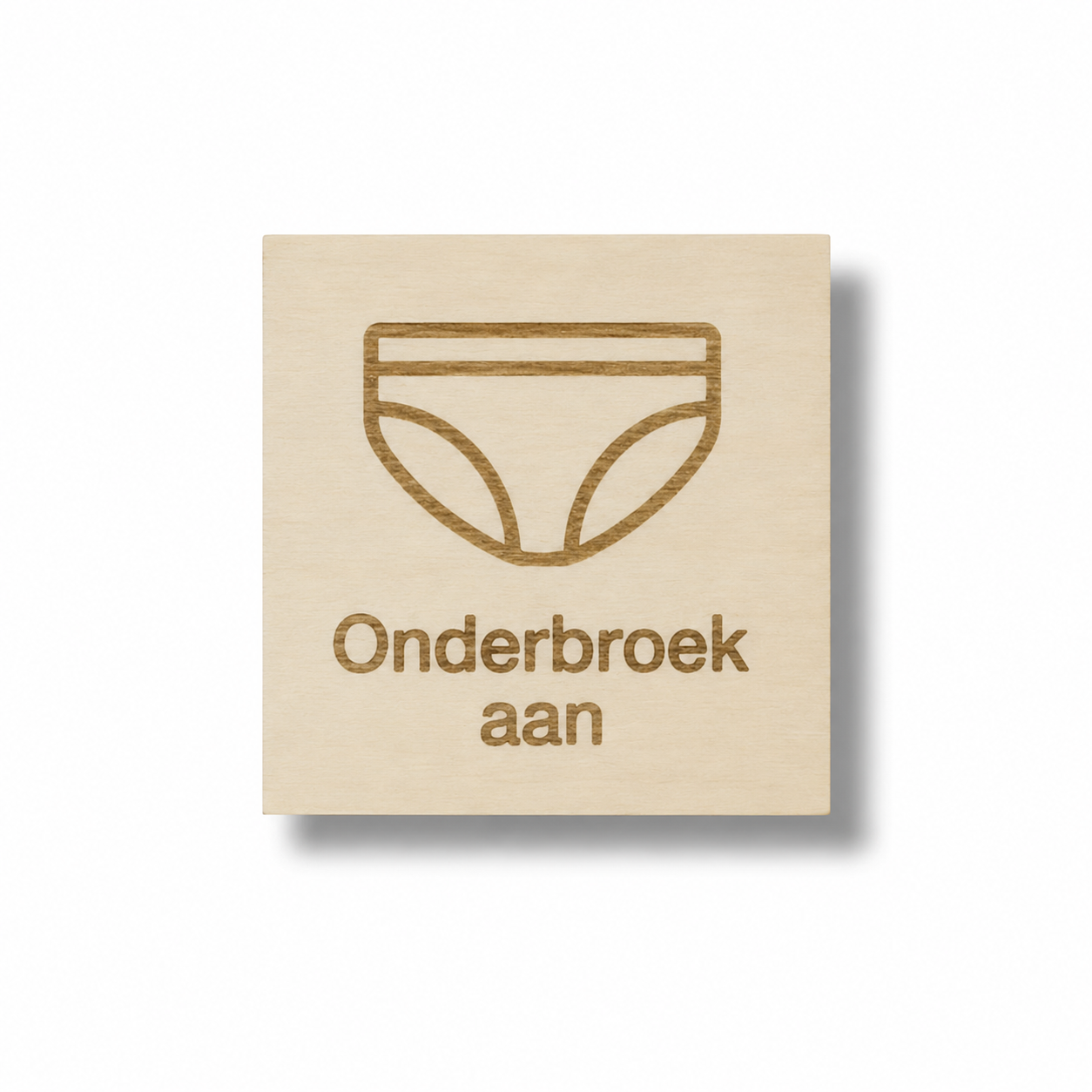 Pictogram Onderbroek aan