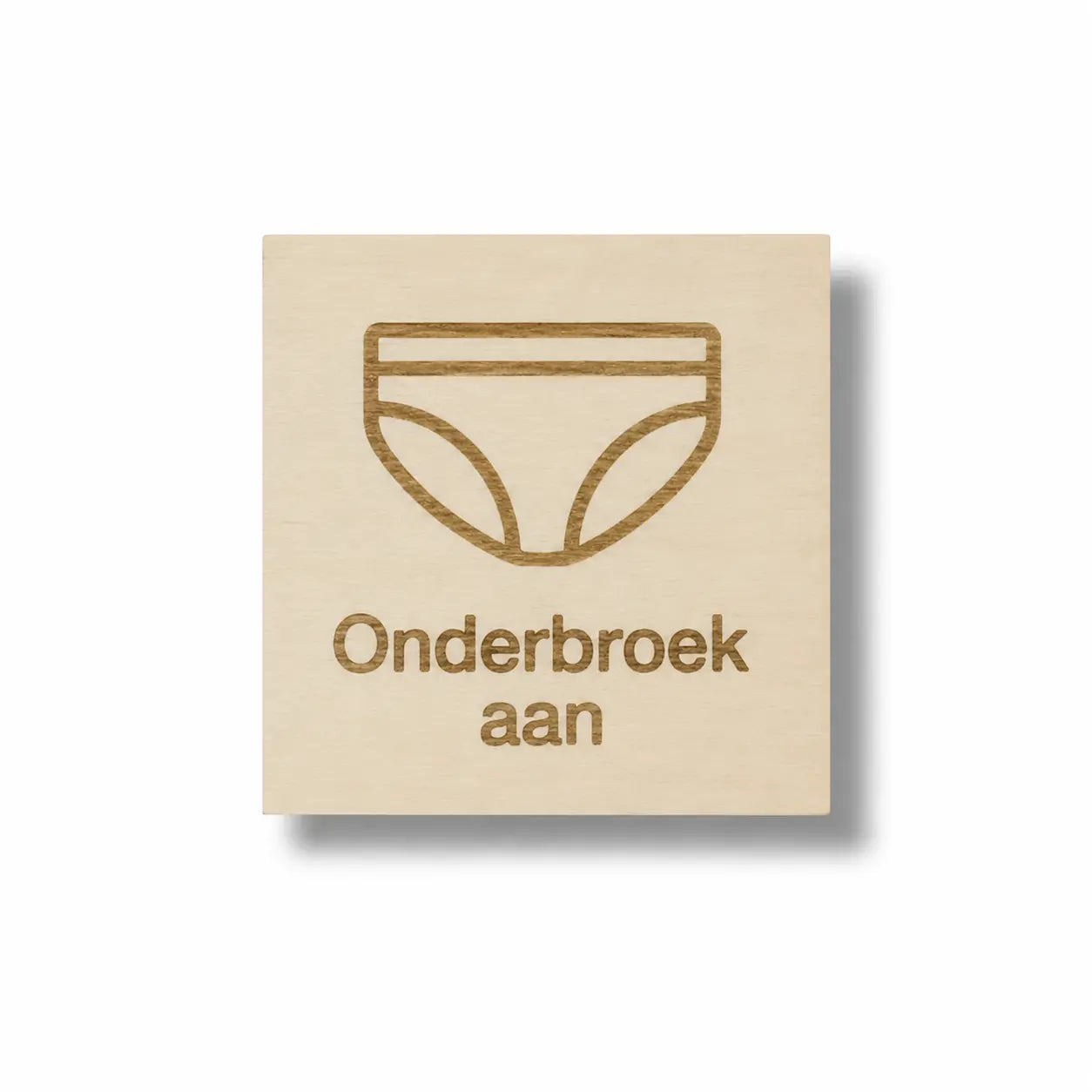 Pictogram Onderbroek aan