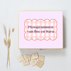 Ruitjes Roze