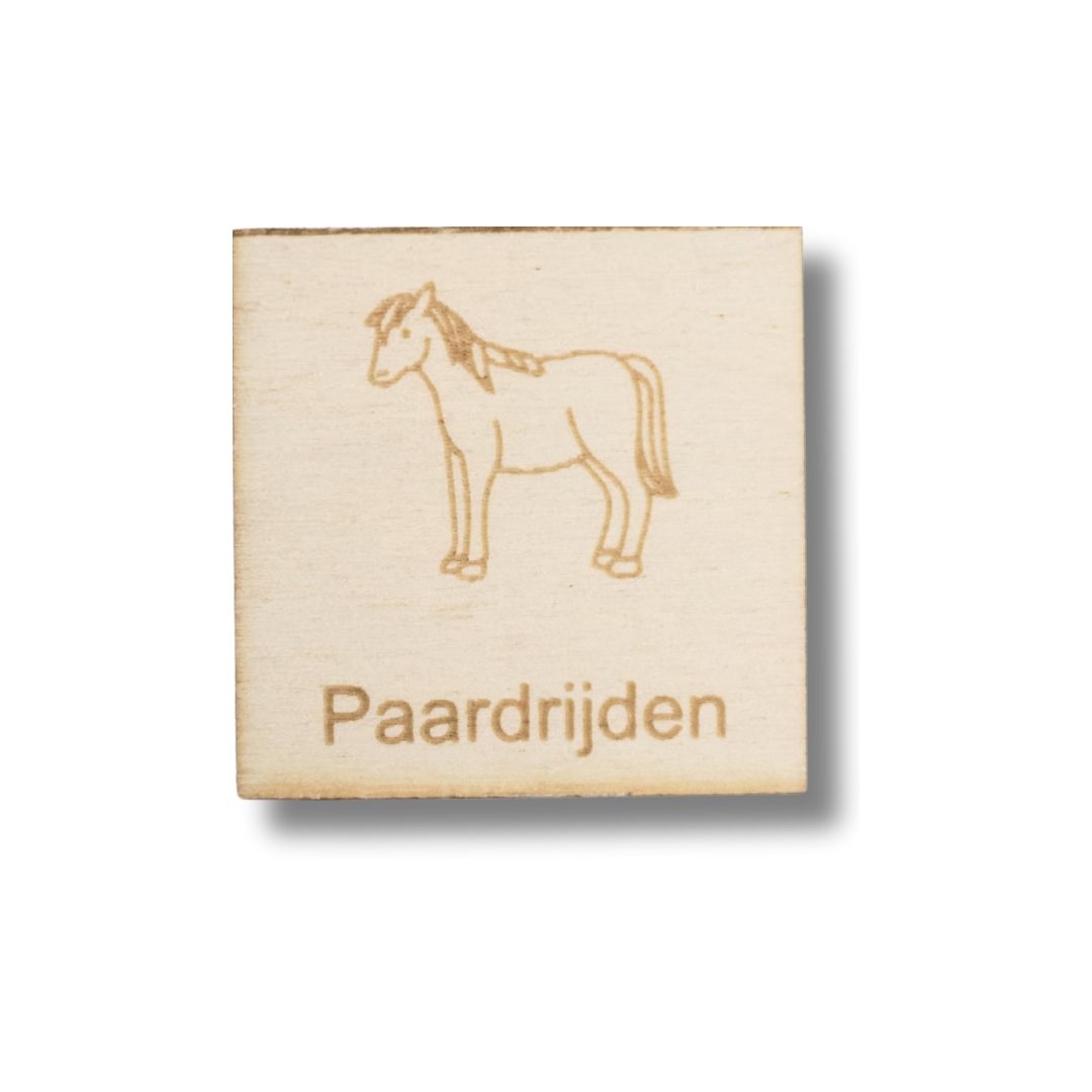 Pictogram paardrijden