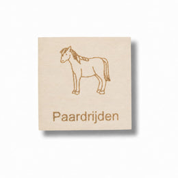 Pictogram paardrijden