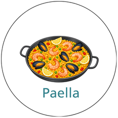 Pictogram uitvoering Paella