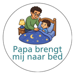 Papa brengt mij naar bed D