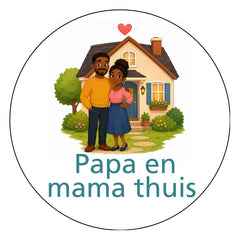Papa en mama thuis C
