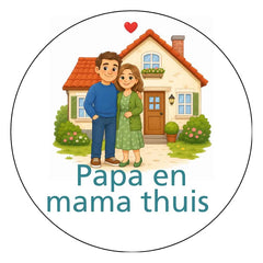 Papa en mama thuis D