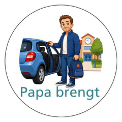 Papa brengt D