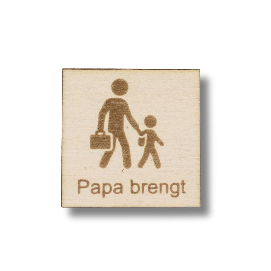 Pictogram Papa brengt