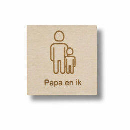 Pictogram Papa en ik