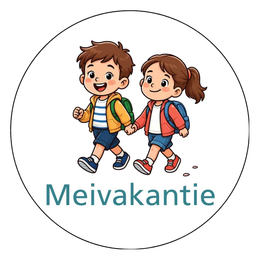 Magnetisch pictogram Meivakantie