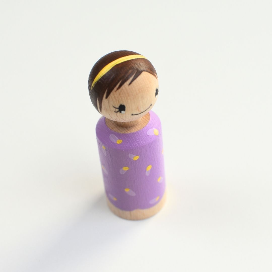 Pegdoll Meisje paars