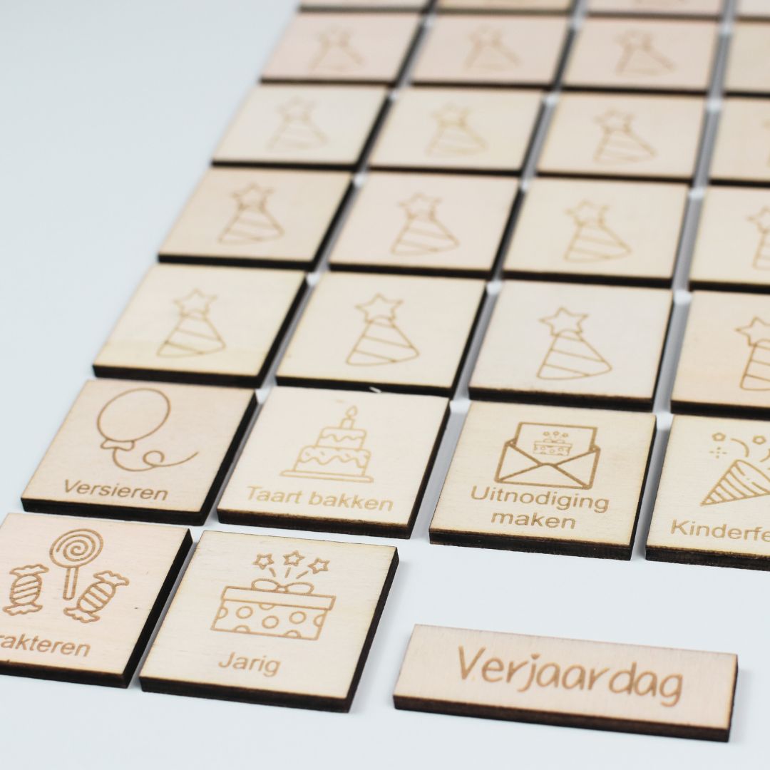 Pictogrammen Set – Vakantie Aftelkalender