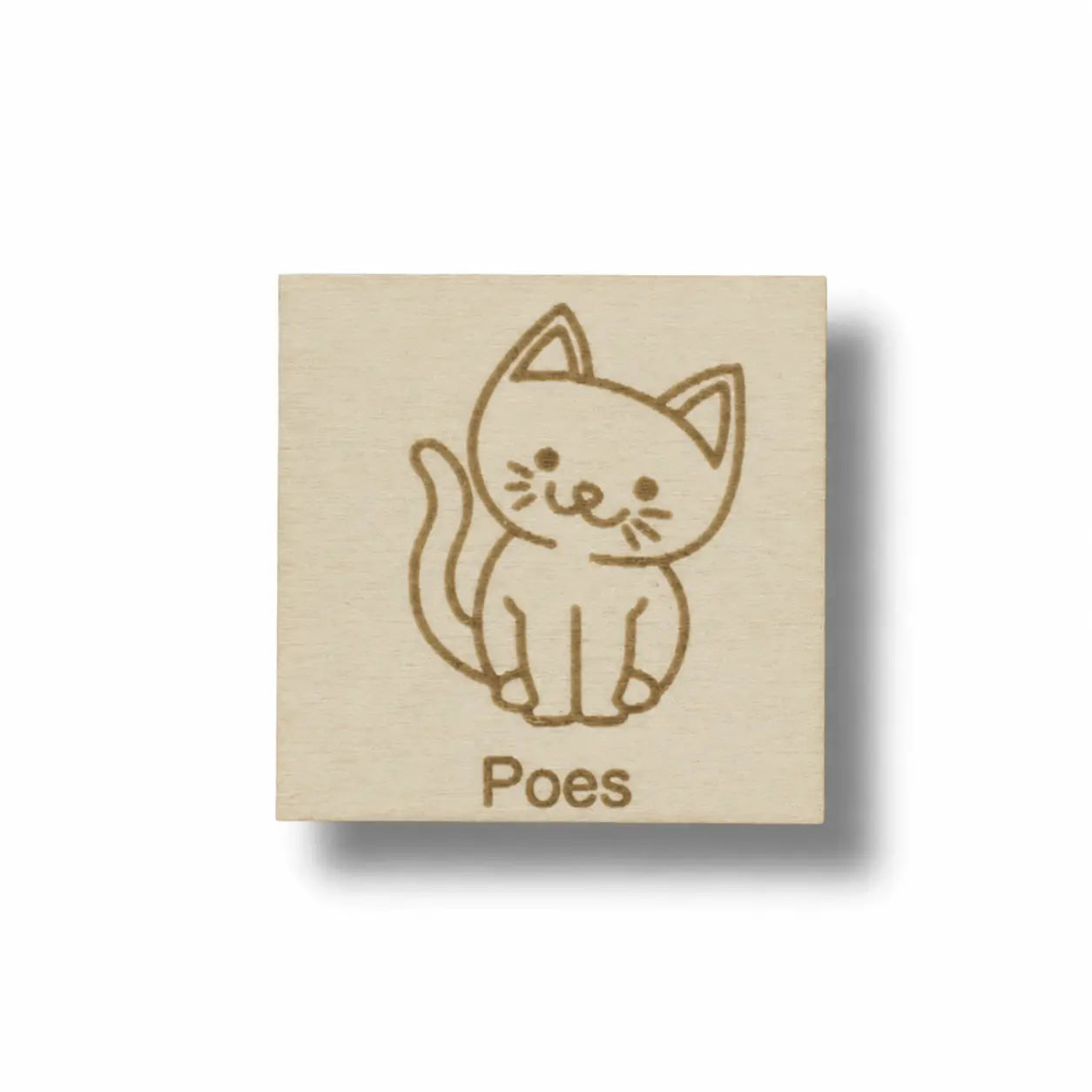 Pictogram poes – dieren pictogram voor weekplanner kind