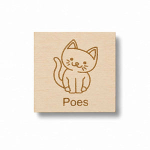 Pictogram poes voor de weekplanner
