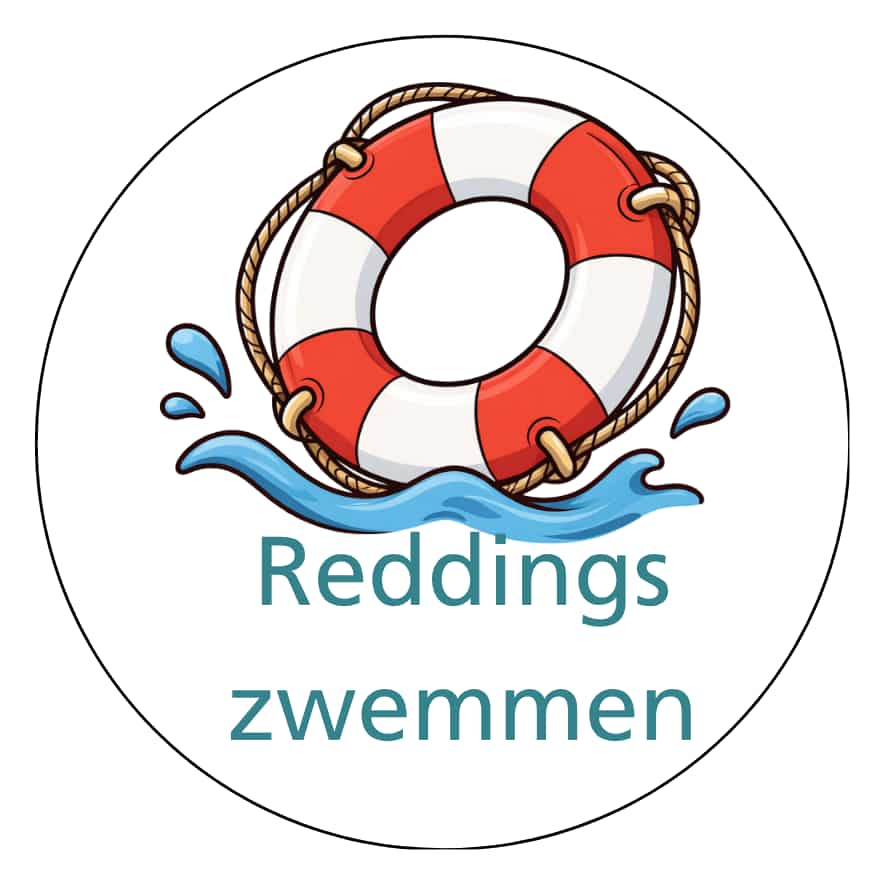 Magnetisch pictogram Reddingszwemmen