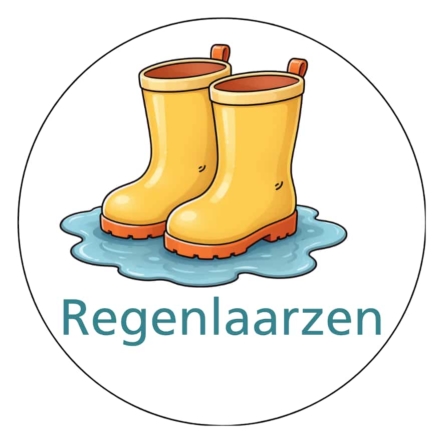 Magnetisch pictogram Regenlaarzen